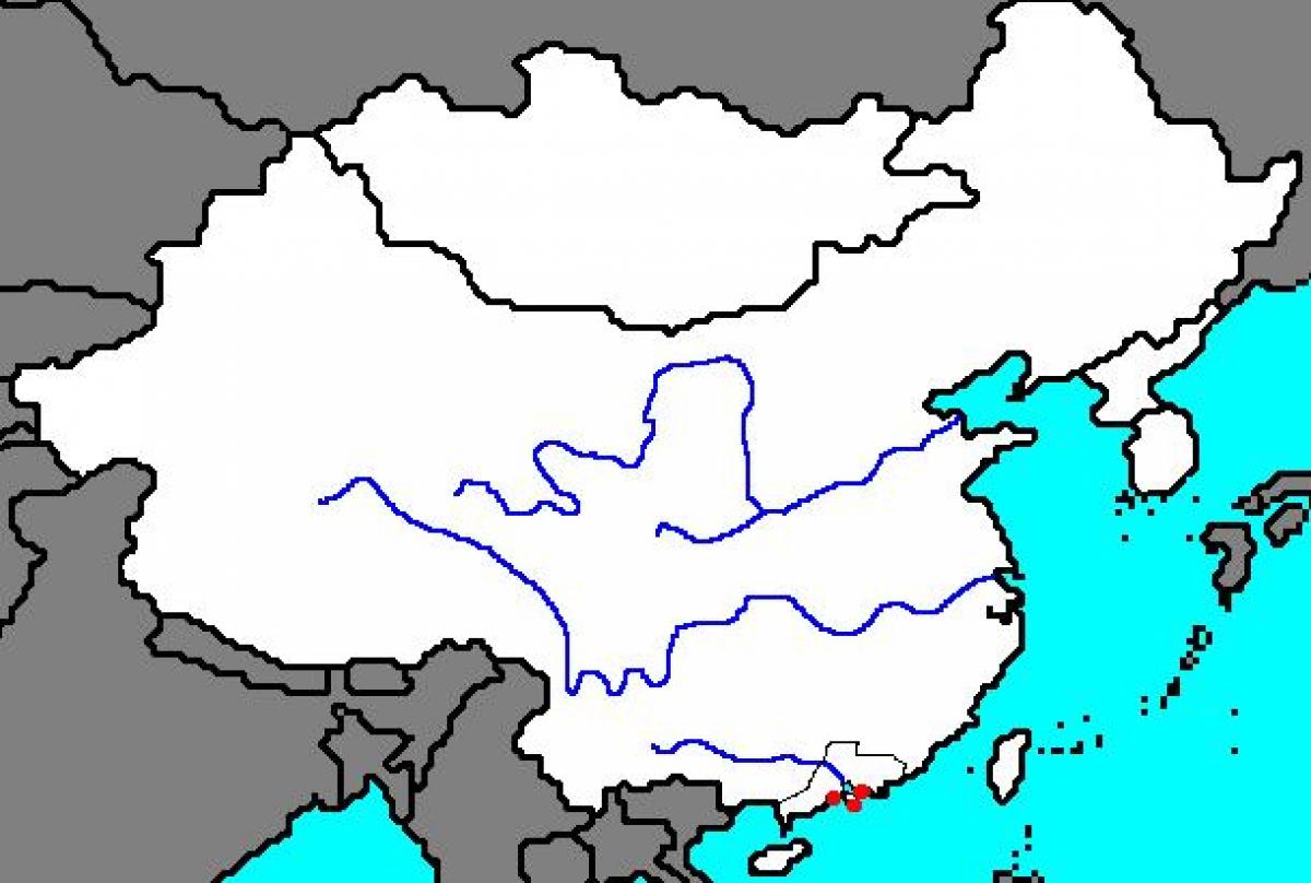 peta kosong dari China kuno
