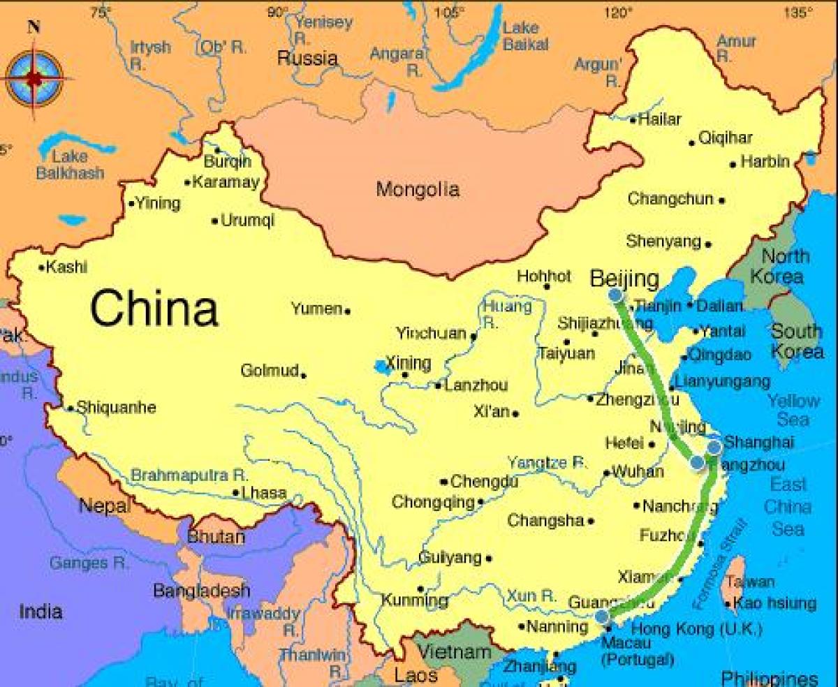 China daratan peta