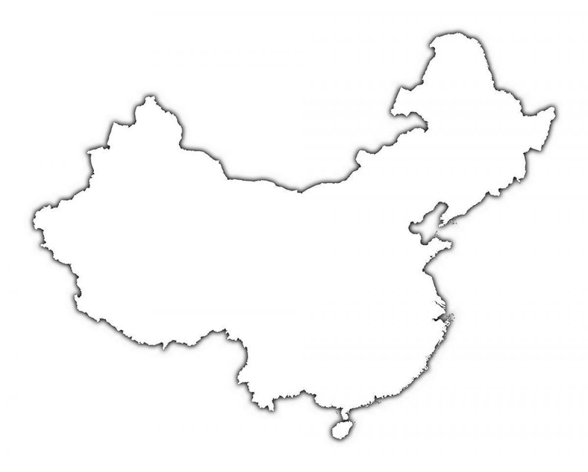garis besar peta Cina