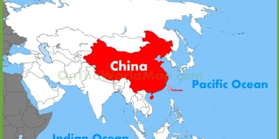 Cina asia peta