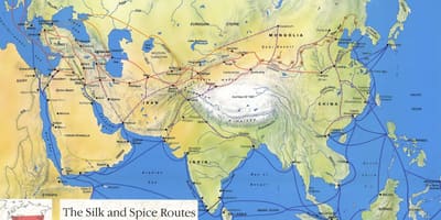 Jalan sutra Cina peta