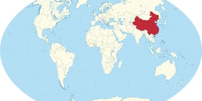 Cina di peta dunia