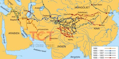 Peta jalan sutra di Cina kuno