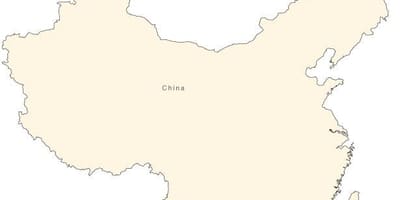 Cina sederhana peta
