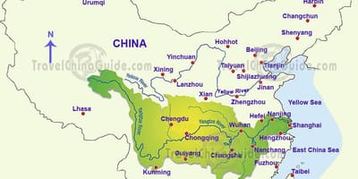 Cina peta sungai yangtze