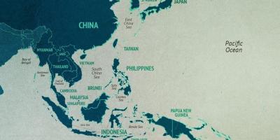 Cina di laut Cina selatan peta
