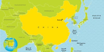 Cina peta untuk anak-anak