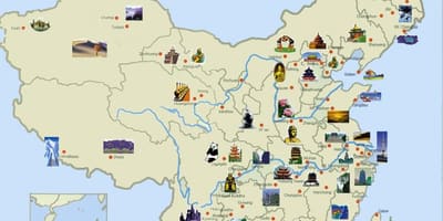 Peta wisata Cina